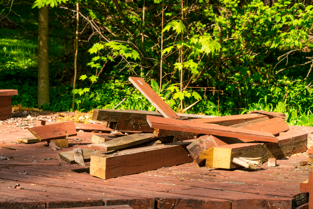 deck removal process