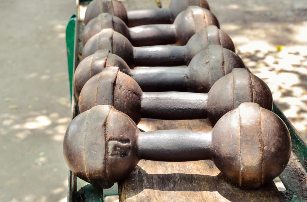 free weights antique 2000