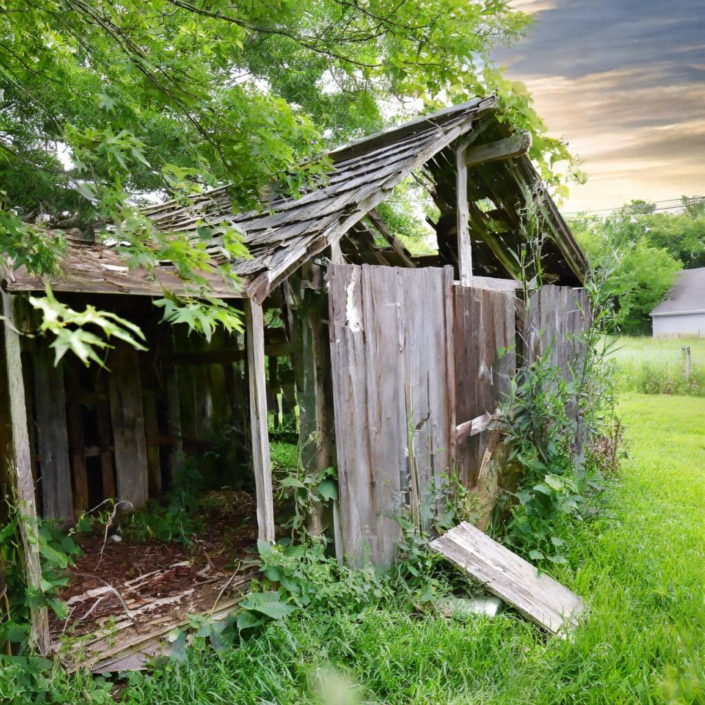 Junk Removal 2 old shed 1 ai