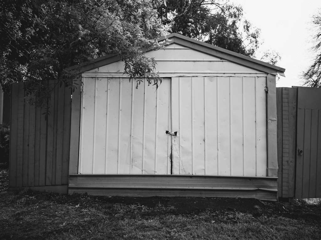 shed ready for removal